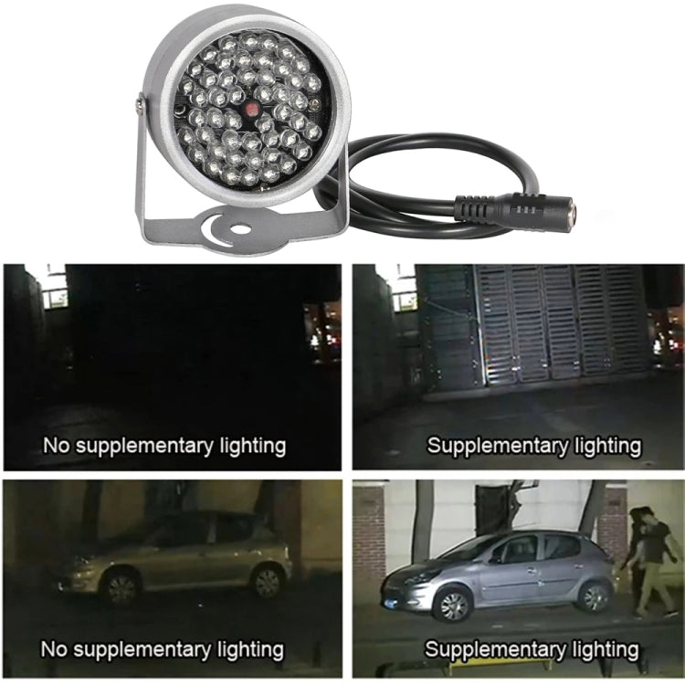 48IR 48 LEDs Infrared Fill Light Monitoring Auxiliary Lamp 48IR 48 LEDs Infrared Fill Light Monitoring Auxiliary Lamp